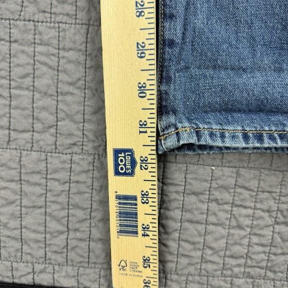 Old Navy Denim Overalls Women's Medium Tall Blue Tapered Boho Western Rodeo - Picture 12 of 13